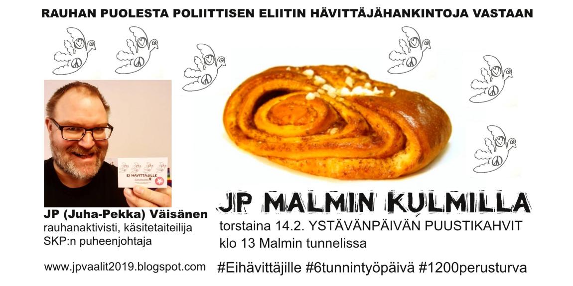 Ystävänpäivä, JP (Juha-Pekka) Väisänen, SKP, puustikahvit