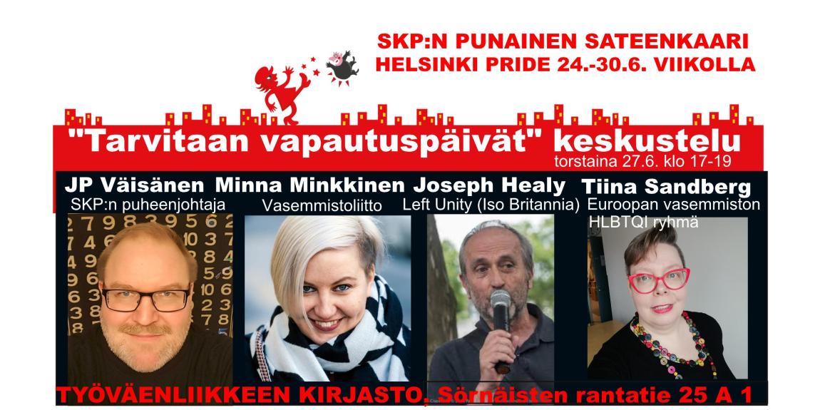 Punainen sateenkaari, SKP, HLBTQI, Helsinki Pride 2019