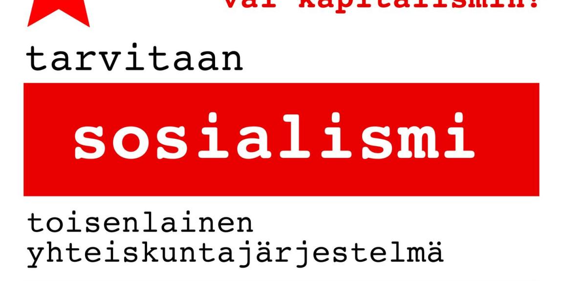 Joensuussa 7.11.2020 järjestettävän Sosialismi - toisenlainen yhteiskuntajärjestelmä -tilaisuuden mainos.