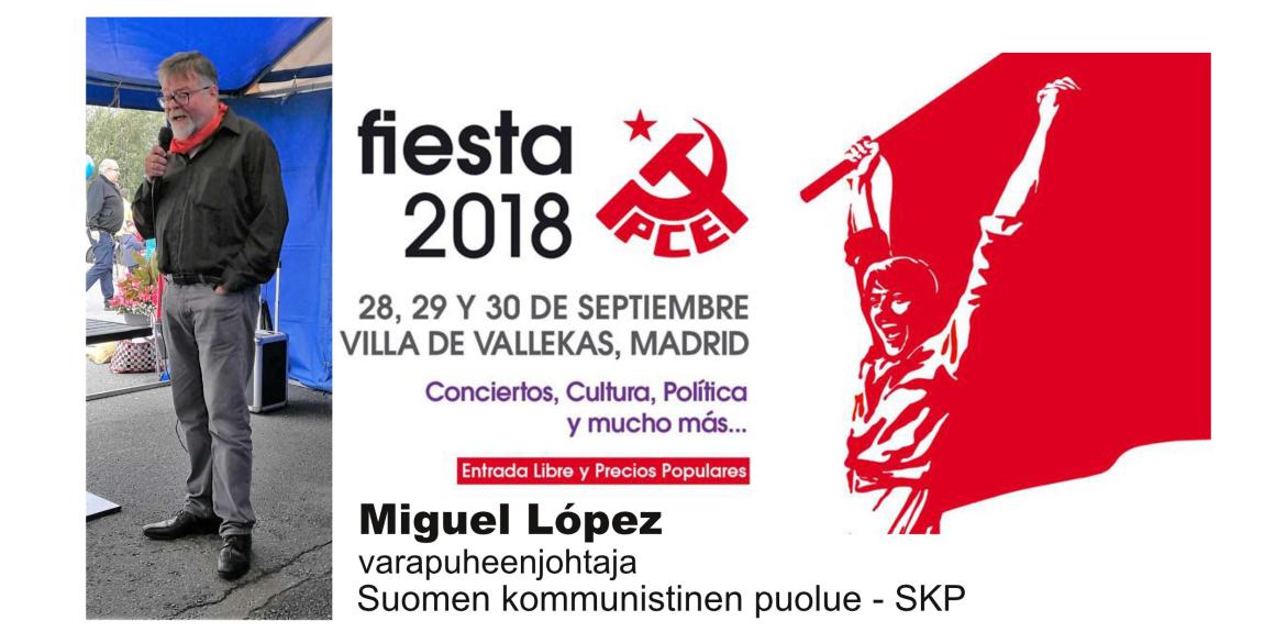 Miguel Lopez, SKP, varapuheenjohtaja, Fiesta PC, äärioikesto, rasismi, fasismi,