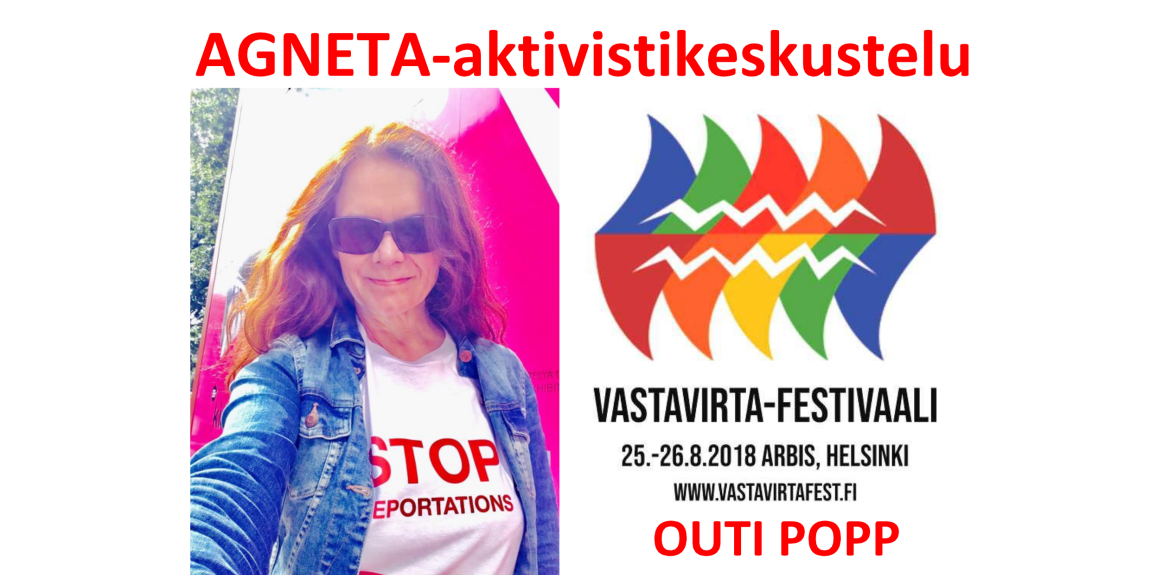 Outi Popp, Vastavirta-festivaali, Stop Deportations,