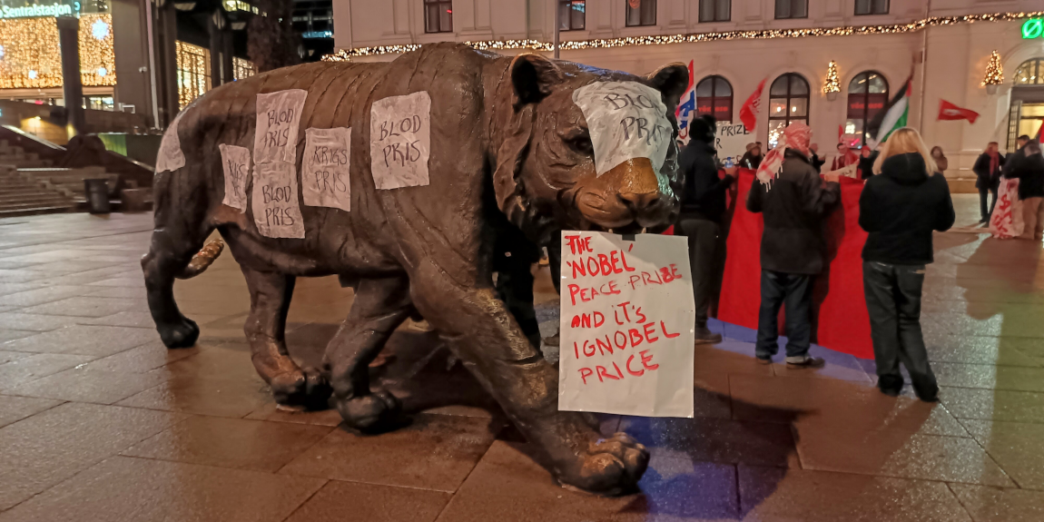 Norjassa vastustettiin Nobelin rauhanpalkinnon antamista Maria Corrina Machadolle ja ennakoitiin palkinnolla olevan vielä kallis hinta. Näin kävikin.