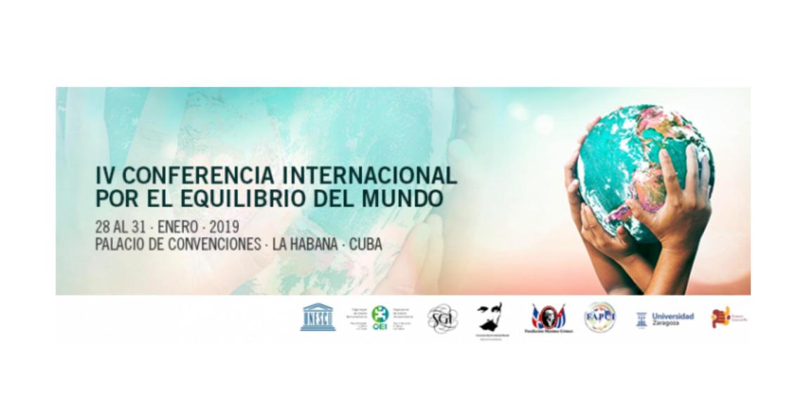Kuuba, José Martí, konferenssi, Por el Equilibrio del Mundo, UNESCO