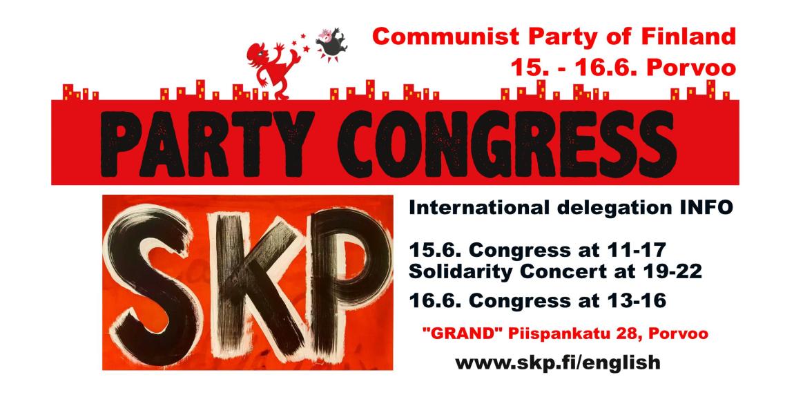 Congress, Communist Party of Finland, Porvoo, 2019