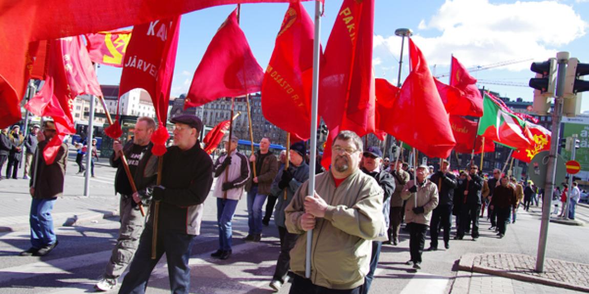 Työväen ja SKP:n vappu 2013 | Suomen kommunistinen puolue