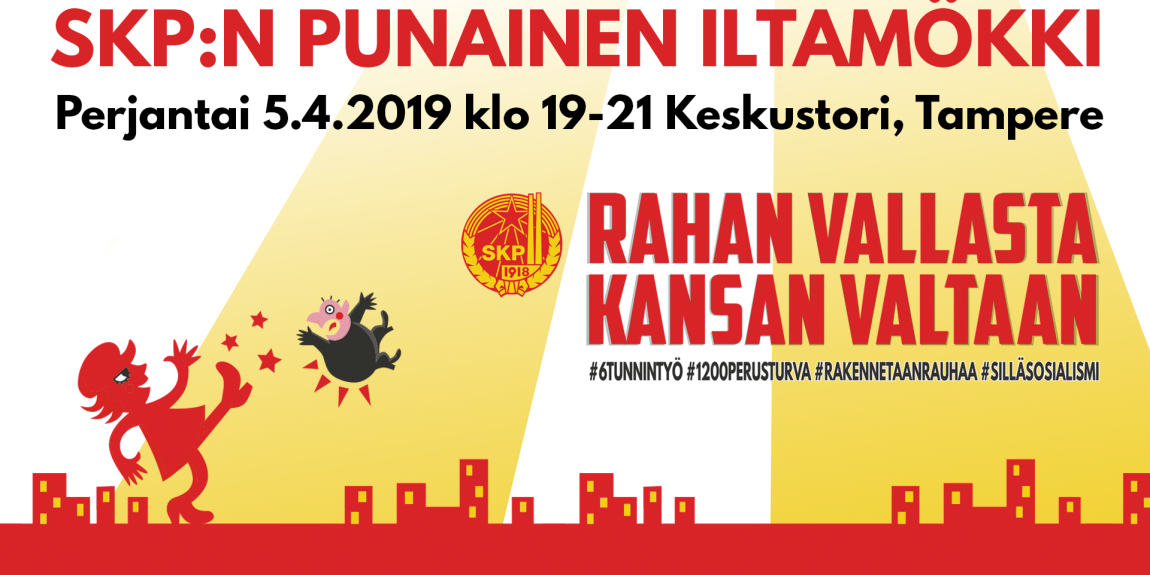 Punainen vaalimökki Tampere 2019