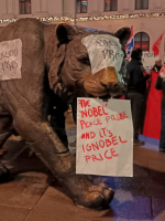 Norjassa vastustettiin Nobelin rauhanpalkinnon antamista Maria Corrina Machadolle ja ennakoitiin palkinnolla olevan vielä kallis hinta. Näin kävikin.