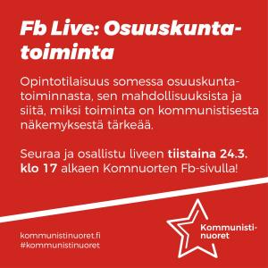 FB live osuustoiminta