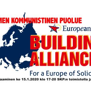 Euroopan vasemmiston aktiivitapaaminen 15.1.2020