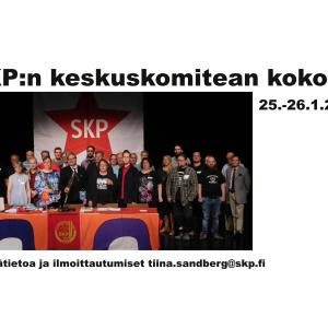 SKP:n keskuskomitean kokous 25.-26.1.2020