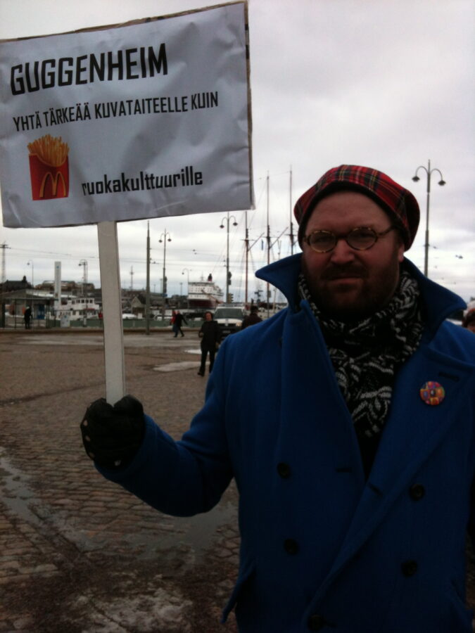 JP Väisänen vastustaa Guggenheimin rahoittamista verorahoilla