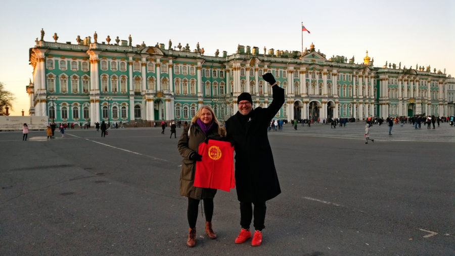 kommunismi Talvipalatsi JP Väisänen Petra Packalen Leningrad Pietari