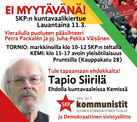 Kemi ja Tornio Ei myytävänä!
