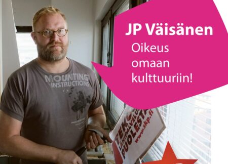 JP Väisänen: " Vuodessa lähes 10 000 asukkaan vauhdilla kasvavalla kaupungilla - Helsingillä on luonnollinen tarve järjestää kulttuuripalveluja erilaisille vähemmistöille"