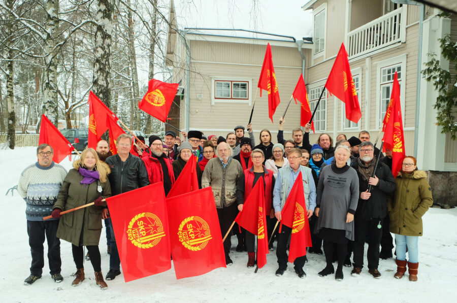 SKP kommunistit kommunismi keskuskomitea Pakila työväentalo SKP100