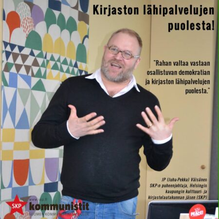 SKP:n puheenjohtaja JP (Juha-Pekka) Väisänen