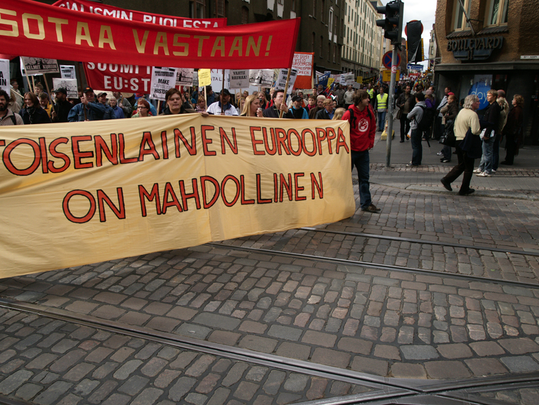 Euroopan vasemmisto vastustaa hallitusten ja EU-johtajien ajamaa kurjistamispolitiikkaa.