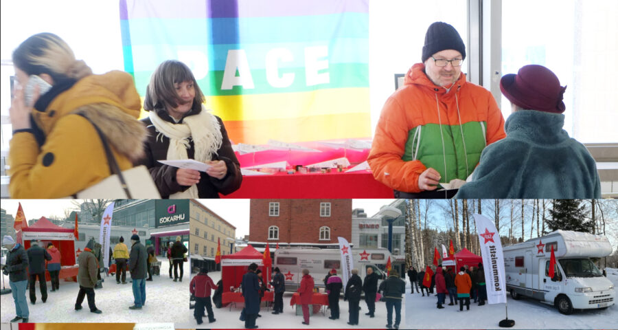 SKP:n kampanjat käynnistyvät koko maassa. 6-tunnin työpäivä
