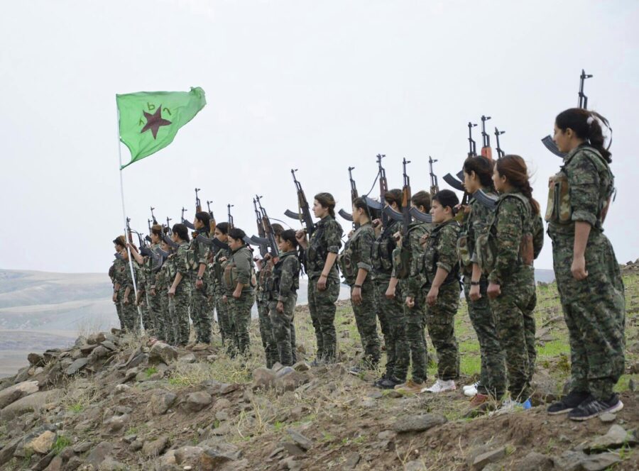PKK:ta tukeva YPJ on mukana nyt käytävissä puolustustaisteluissa. Kuva Kurdishstruggle