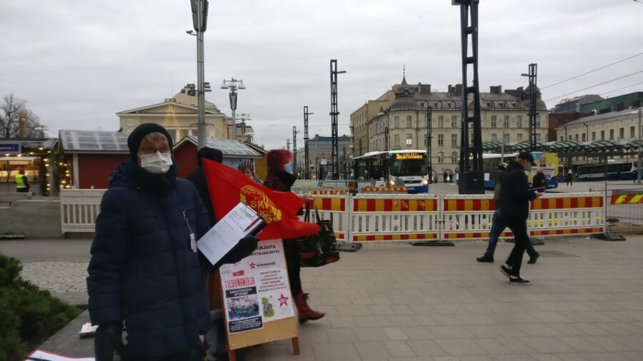 SKP:n varapuheenjohtaja Mervi Grönfors