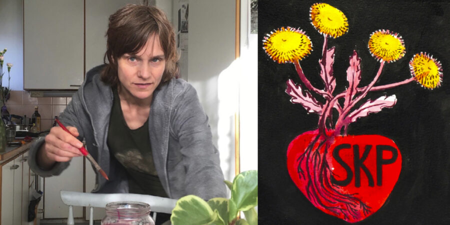 SKP vappukuva 2021 ja taiteilija Anna Seppälä