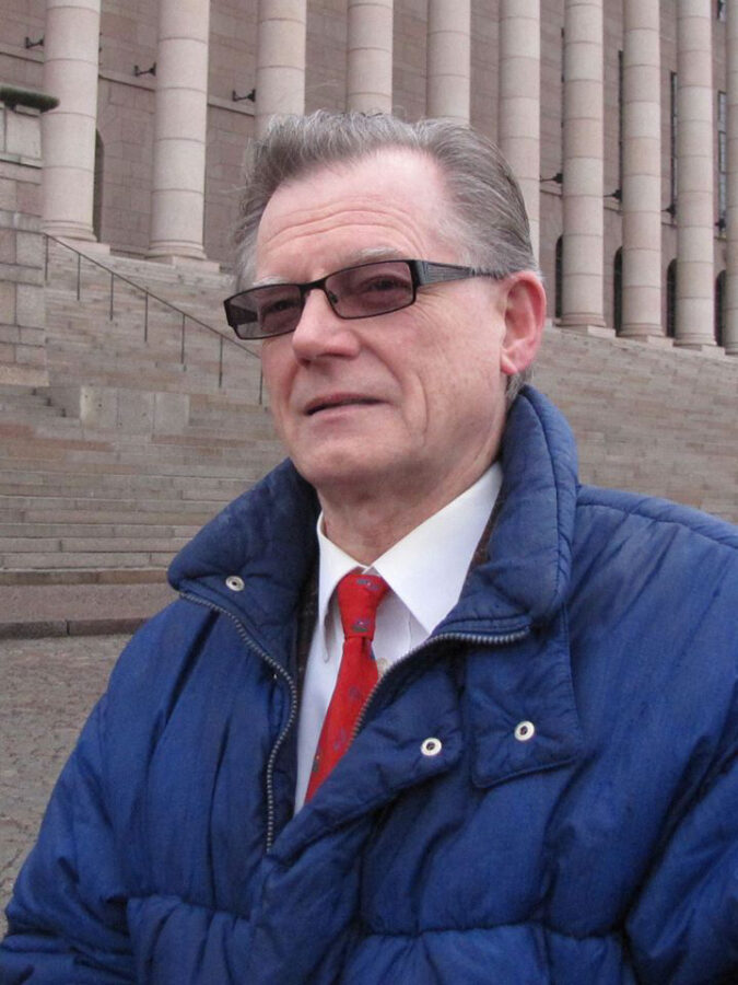 Arjo Suonperä eduskuntatalolla