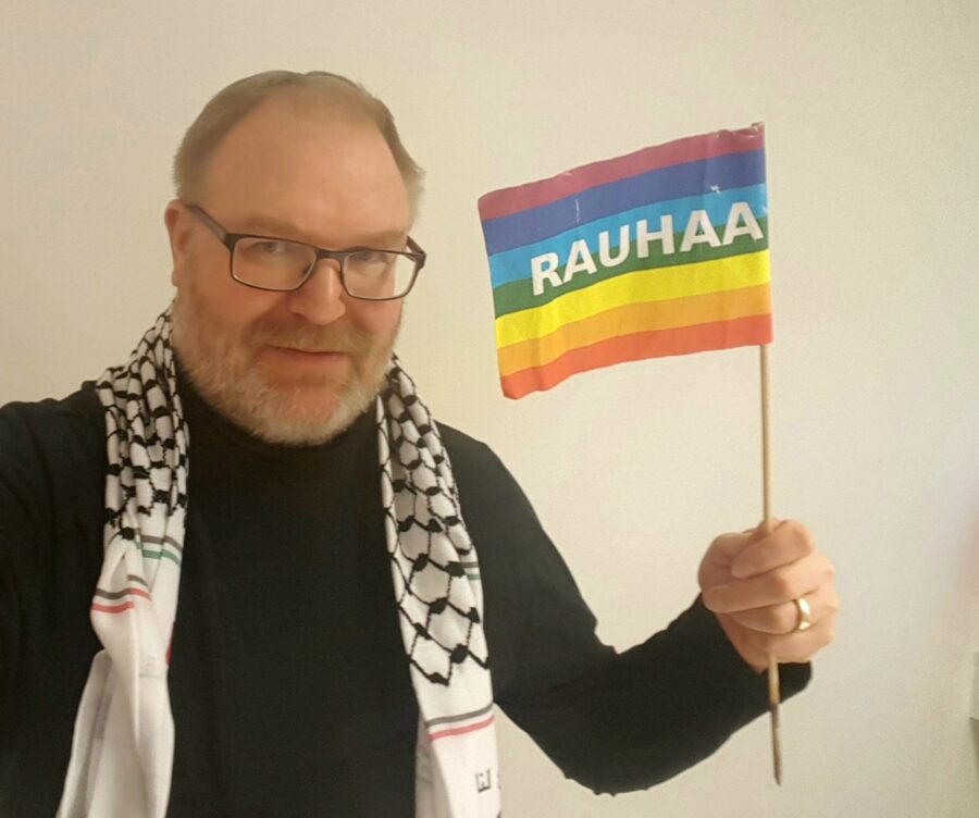 Suomen kommunistisen puolueen puheenjohtaja JP (Juha-Pekka) Väisänen