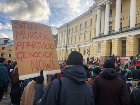Mielenosoitus Vapaa Palestiina Helsinki 20.10.23 Kuva Emma Grönqvist
