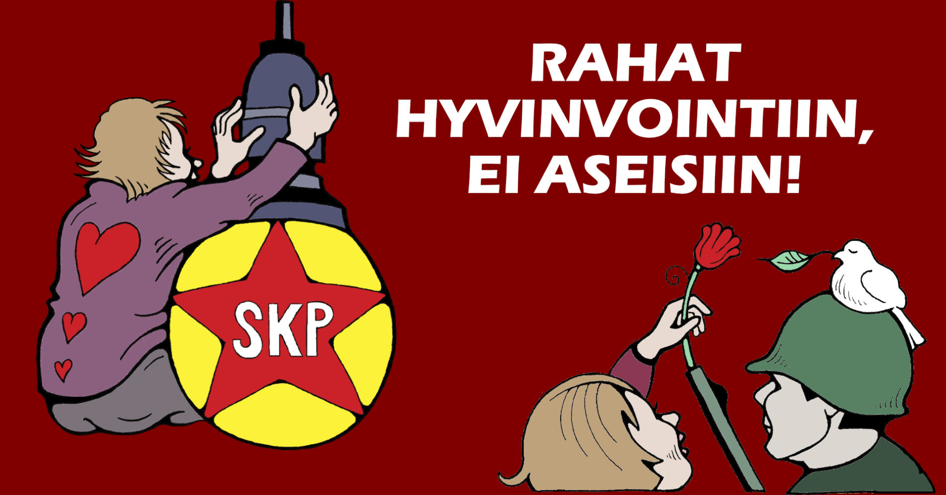 rahat-hyvinvointiin-ei-aseisiin-suomen-kommunistinen-puolue