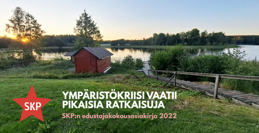 SKP edustajakokousasiakirja 2022 ympäristö