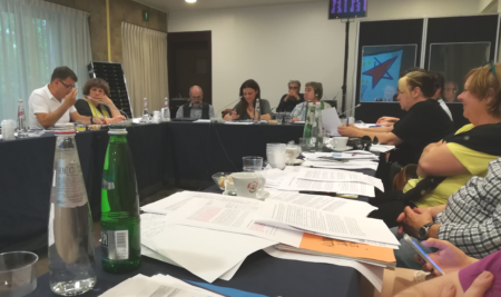 Euroopan vasemmiston työryhmä työstää EU-vaaliohjelmaansa Roomassa.