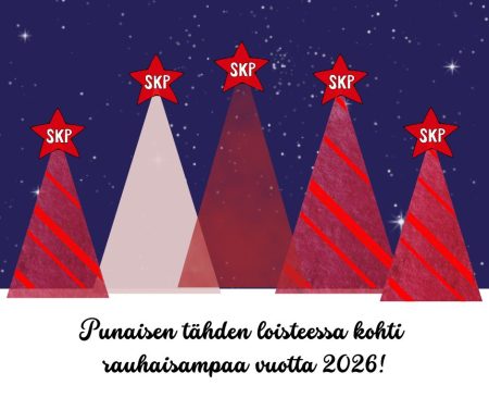 Punaisen tähden loisteessa kohti rauhaisampaa vuotta 2026!