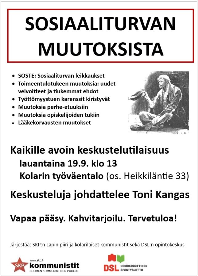 Kolari Mainos 2026 09 19 Sosiaaliturva reunat