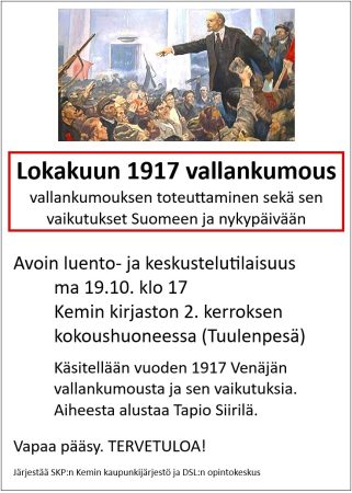 SKP Kemi Mainos Opinto 2026 10 19 Lokakuu Reunat
